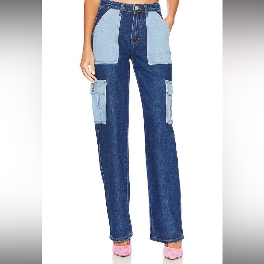 Super down denim pants - Picture 2 of 4